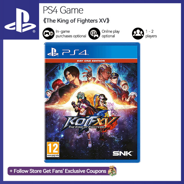 Sony PlayStation 4, The King of Fighters, XV, ofertas de jogos PS4 para  plataforma, Discos de jogos PS4, The King of Fighters 15 - AliExpress